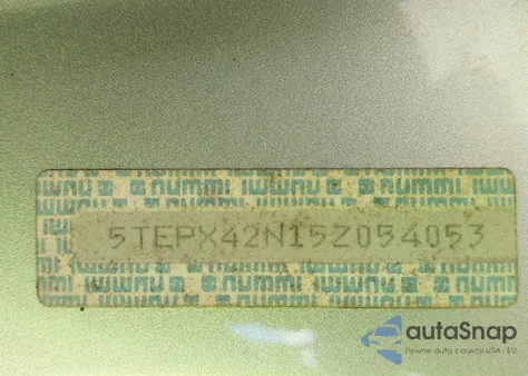 2005 Toyota Tacoma из США, поврежденный, VIN 5TEPX42N15Z054053